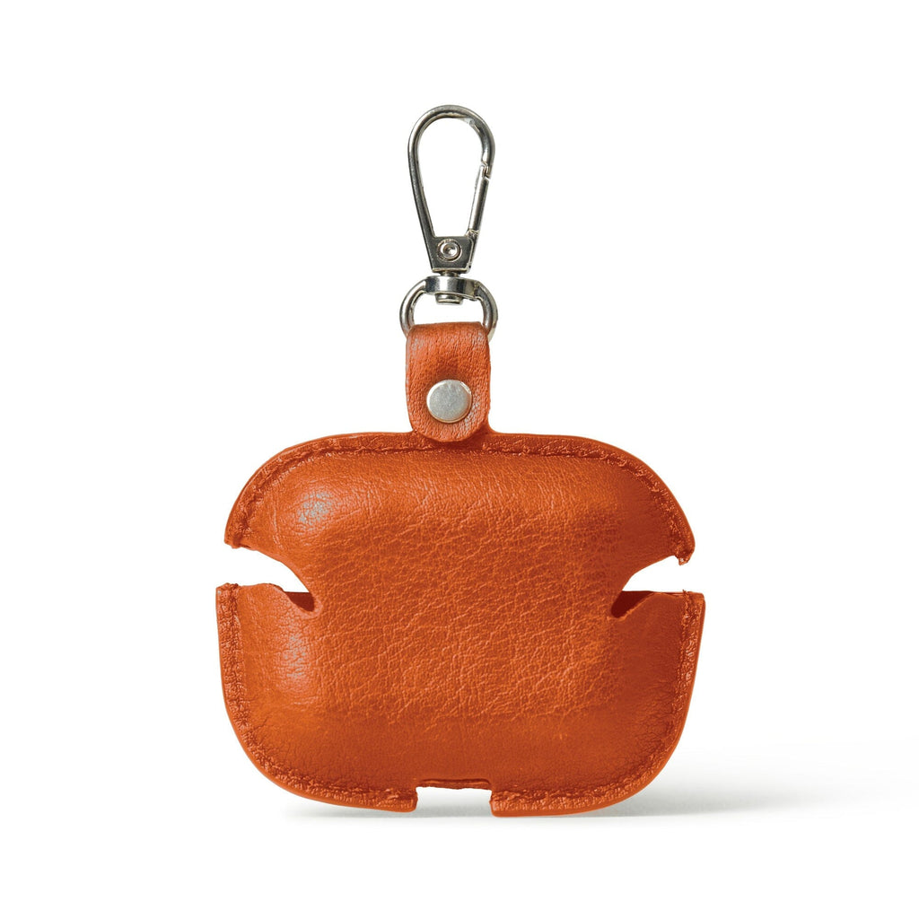 Leather AirPods Pro Case - Handcrafted Full-Grain Leather with Metal Clip