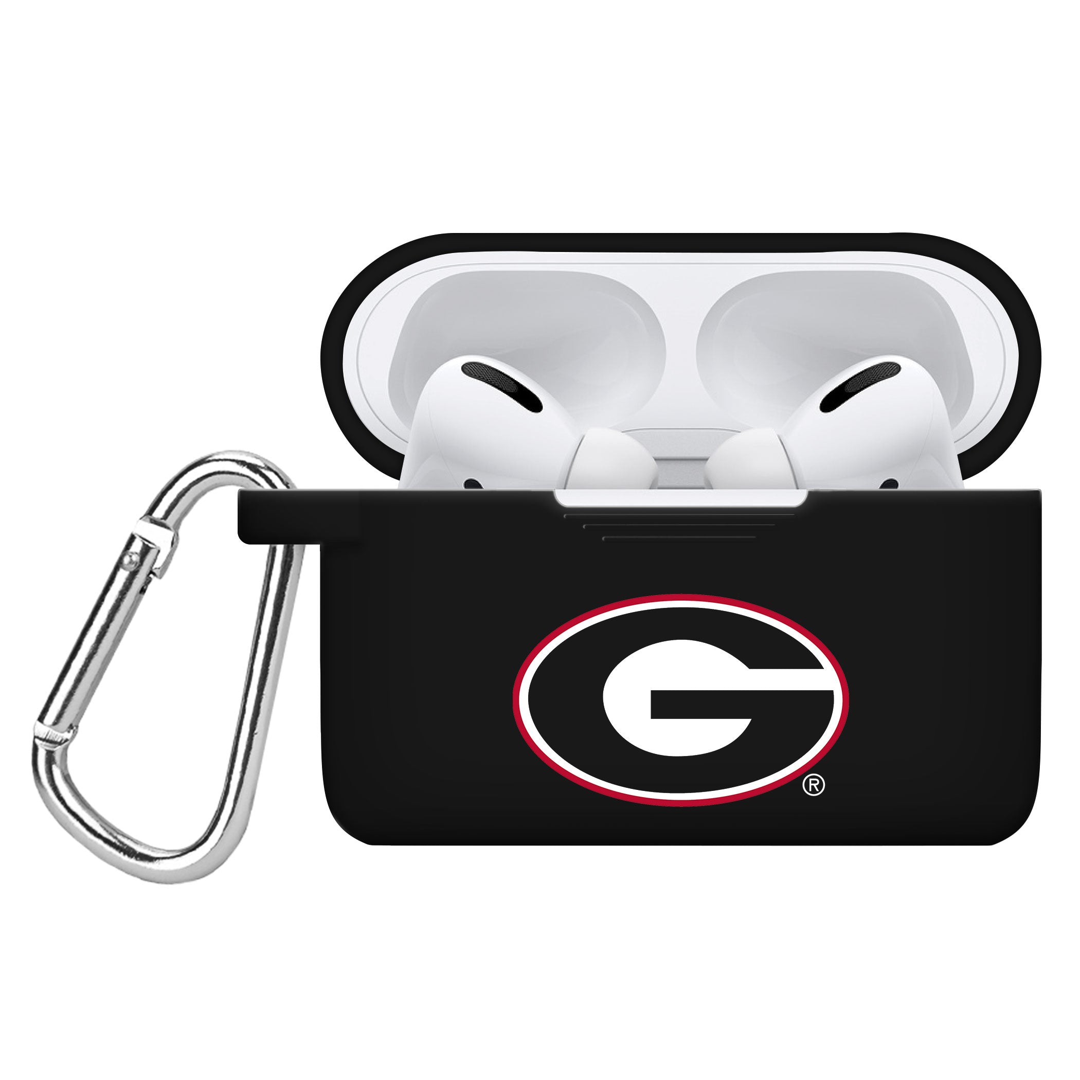 Georgia Bulldogs AirPods Pro Case - Premium Silicone Protective Cover for AirPods Pro 1 & 2