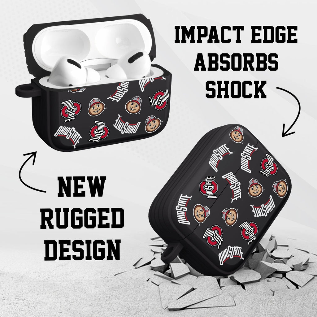 Ohio State Buckeyes HDX AirPods Pro Case - High Definition Protective Cover for AirPods Pro 1 & 2