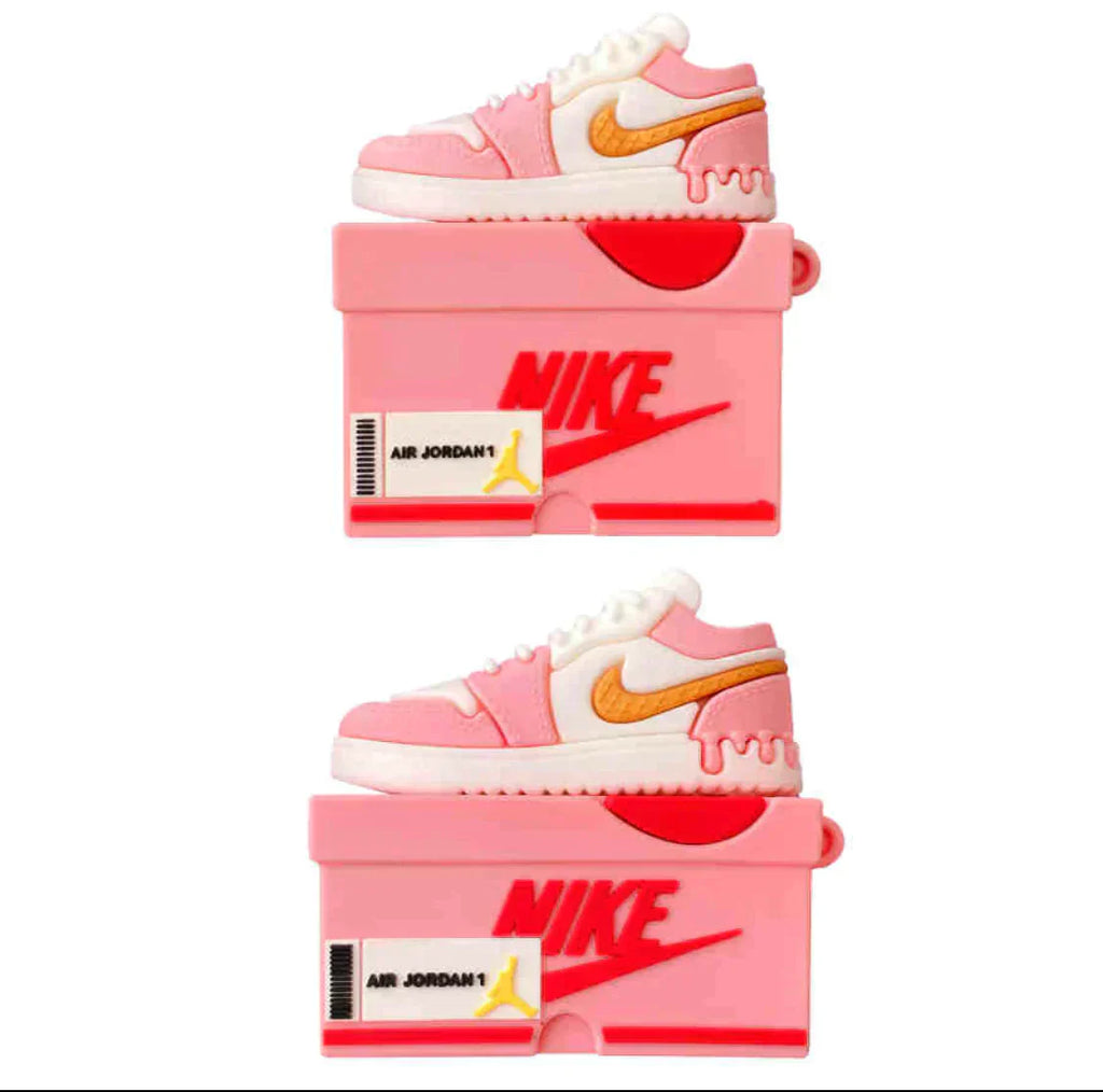 Nike Jordan AirPods Case - Premium Silicone Protective Cover for AirPods 1 2 3 Pro