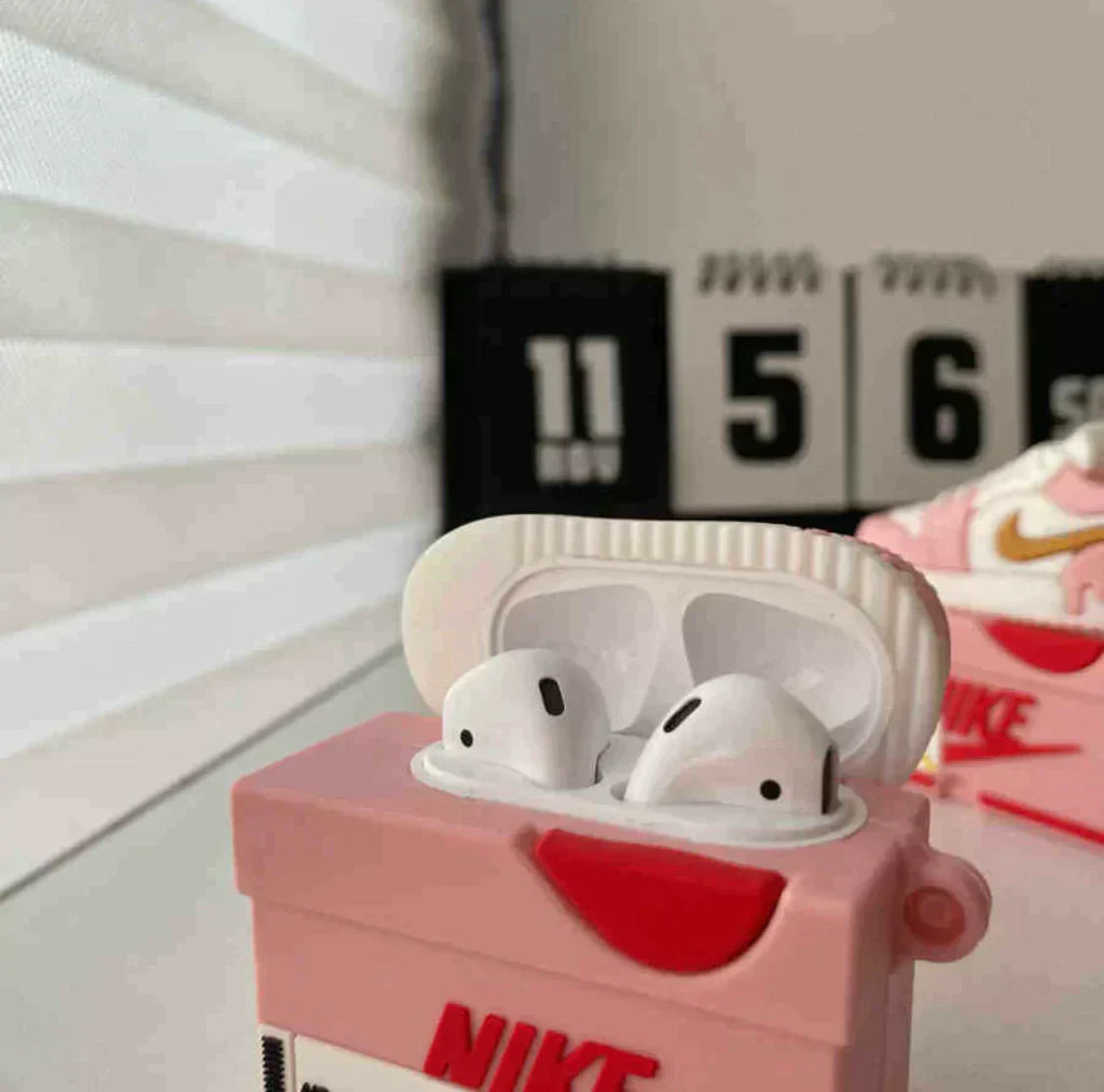 Nike Jordan AirPods Case - Premium Silicone Protective Cover for AirPods 1 2 3 Pro