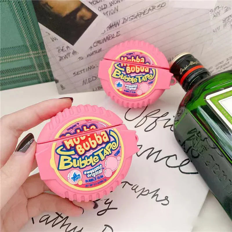 3D Snacks Candy Drinks AirPods Case - Silicone Protective Cover for AirPods 2 3 4 Pro Pro2
