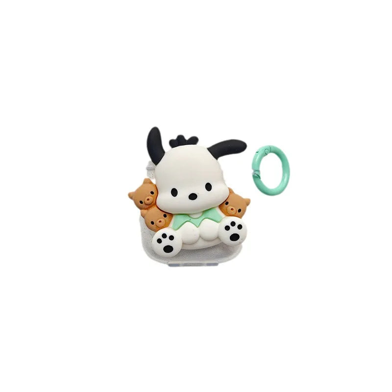 MINISO Pochacco AirPods Case - Cute Silicone Protective Cover for AirPods 1 2 3 Pro Pro2