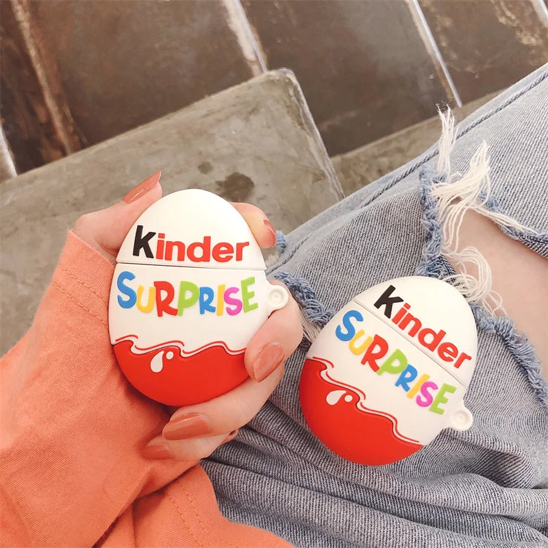 3D Snacks AirPods Case - Creative Sugar Drinks Cartoon Silicone Cover for AirPods 1 2 3 Pro