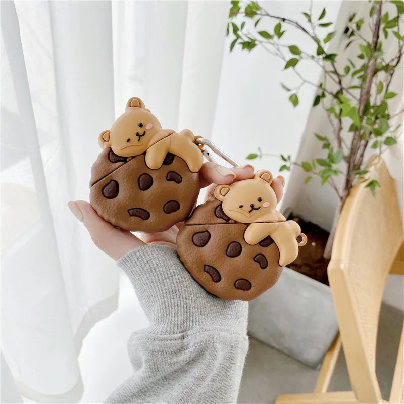 3D Snacks Candy Drinks AirPods Case - Silicone Protective Cover for AirPods 2 3 4 Pro Pro2