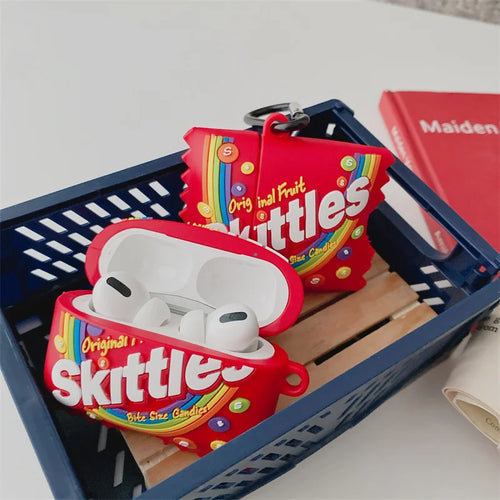 3D Snacks AirPods Case - Creative Sugar Drinks Cartoon Silicone Cover for AirPods 1 2 3 Pro