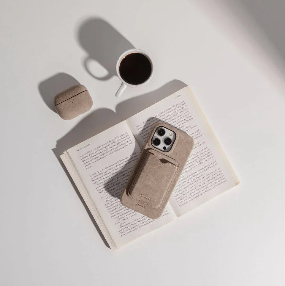 AirPods Pro Alcantara Case - Premium Suede Protective Cover with MagSafe