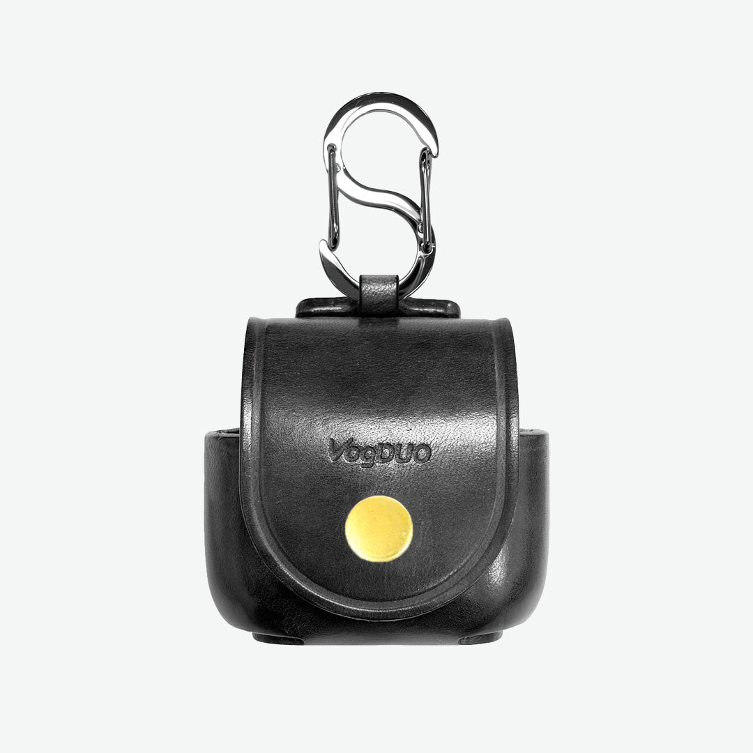 AirPods 4 Leather Case - Premium Italian Leather with Belt Loop & Carabiner